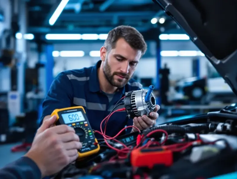 Servicio de Electricidad y electrónica en el taller de G PLUS en Valladolid
